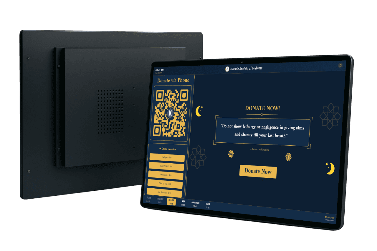 Givebear donation kiosk